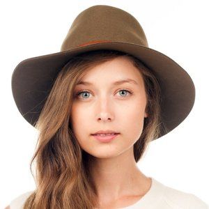 Rag & Bone Floppy Brim Fedora M in pecan